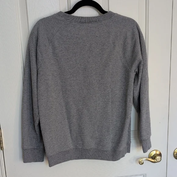 Gray Women's Crew Neck Sweater - Picture 8 of 9